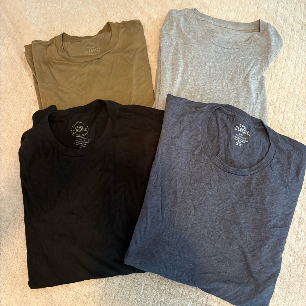 True Classic Tee Brand Set - Black, Gray, Blue, Olive